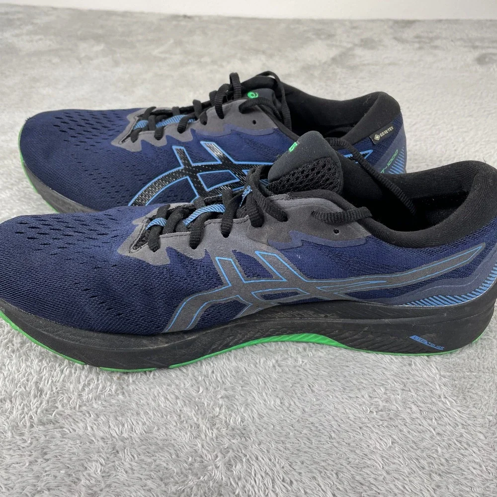 Asics GT1000 Running Shoes Mens 13 Extra Wide Blue Gore-Tex Waterproof FlyteFoam